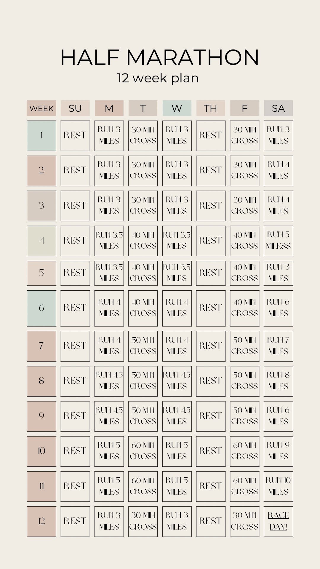 entraînement semi marathon débutant