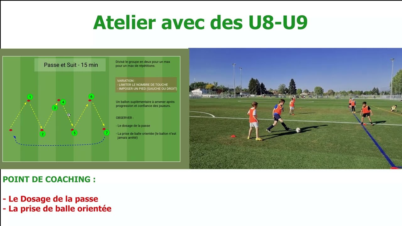 entrainement u8 football
