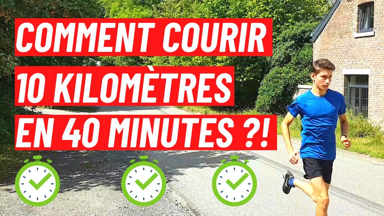plan entrainement 10 km 40 min